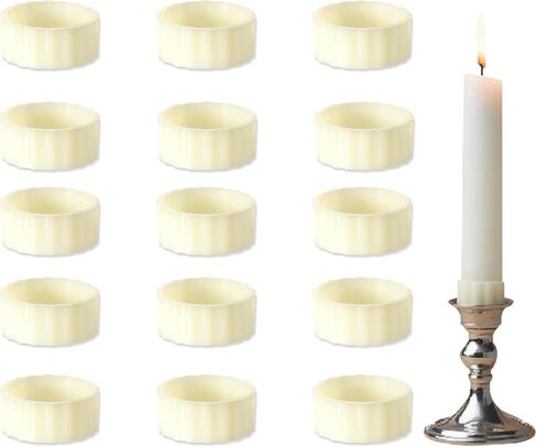 10pcs Silicone Candle Grippers for Taper Candles and Candle Cups,Candle Hugger Gaskets and Peg Holders Stay Put,Candle Rings Gripper,for Weddings,Appointment,Festivals and Home Decor Gifts(White) in Kuwait