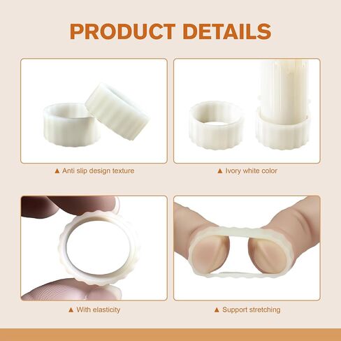 10pcs Silicone Candle Grippers for Taper Candles and Candle Cups,Candle Hugger Gaskets and Peg Holders Stay Put,Candle Rings Gripper,for Weddings,Appointment,Festivals and Home Decor Gifts(White) in Kuwait