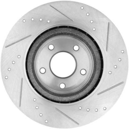 PM Auto Front Drilled Slotted Brake Disc Rotors 320mm Fits For 2015-2020 Nissan Pathfinder in Saudi Arabia