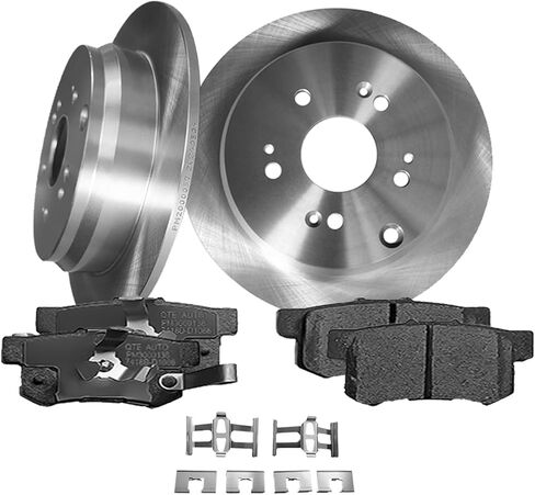 PM Auto Set of 6 Rear Brake Disc Rotors 305mm-Ceramic Brake Pad Kit Fits For 2013-2018 Acura RDX D1086 7418B in Saudi Arabia