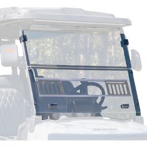 Red Dot Vented Tinted Golf Cart Windshield متوافق مع عربات Denago Ev Rover XL Golf | 1/4 بوصة أكريليك | صنع في الولايات المتحدة in Kuwait