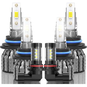 مصابيح الأضواء لـ Chevy Colorado 2015 2015 2017 2018 2019 2020 2021 ، مجموعة Low Beam Low Beam و High Beam Low و Fog Light ، الضوء الأبيض 6500K ، سطوع 500 ٪ ، التوصيل والتشغيل - 6 حزمة in Kuwait