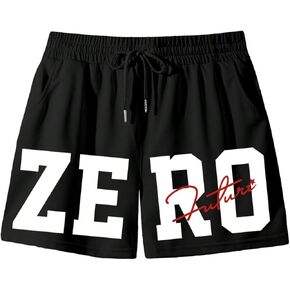 GORGLITTER Men's Graphic Basketball Cool Shorts Drawstring Soccer Gym Drippy Shorts in Saudi Arabia