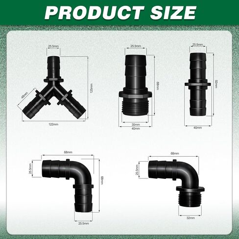 PVC 90 درجة خرطوم الكوع موصل بارب - 1 بوصة إدراج × 1 بوصة إدراج خرطوم بارب المناسب - PVC 90 درجة الكوع خرطوم بارب تركيبات لأنابيب خرطوم المياه in Kuwait