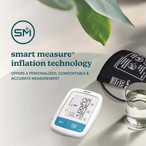 HoMedics Automatic Arm Blood Pressure Monitor, Clinically Proven Accurate, Quick and Comfortable Readings, 60 Memories, One-Size Arm Cuff Fits Most, Excessive Body Motion Detector in Kuwait
