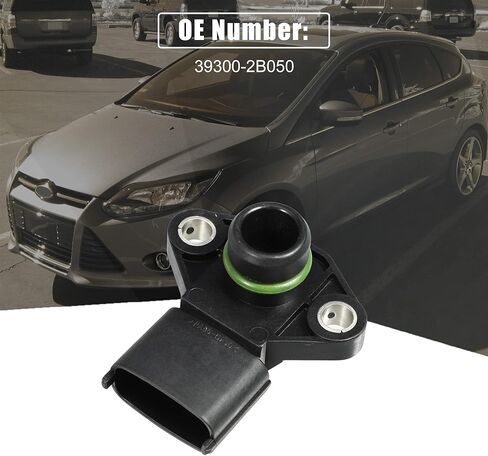 X AutoHaux ضغط ضغط الخريطة مستشعر Hyundai i20 i30 i40 لـ Kia Ceed 39300-2B050 البلاستيك المعدني الأسود in Saudi Arabia