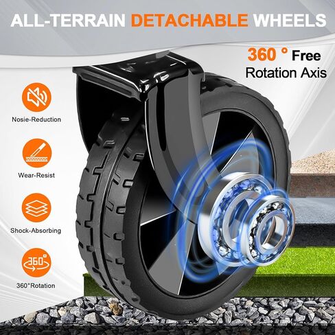 Collapsible Folding Beach Wagon Cart, Utility Large Capacity Cart Foldable Wagon with All Terrain Wheels, Grocery Wagon Cart for Garden Shopping Sports Camping, Black in Kuwait