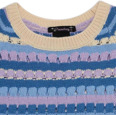 Speechless Girls' Short Sleeve Crochet Top in Kuwait