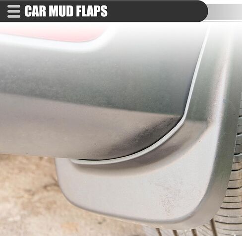 Motoforti Car Mud Flaps, Splash Guards, for Jeep Liberty 2008-2012, Plastic, with Screw, Black, 1 Set in Saudi Arabia