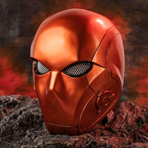 White Resin Helmet for Adults with Black Full Face Mask Cosplay Cotume Men Collectibles in Saudi Arabia