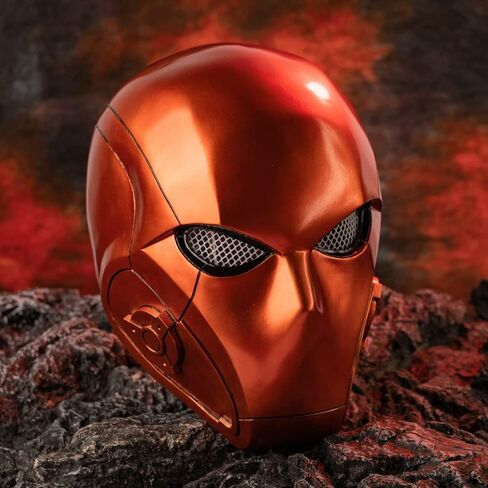 White Resin Helmet for Adults with Black Full Face Mask Cosplay Cotume Men Collectibles in Saudi Arabia