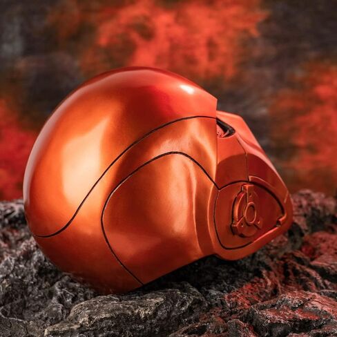 White Resin Helmet for Adults with Black Full Face Mask Cosplay Cotume Men Collectibles in Saudi Arabia
