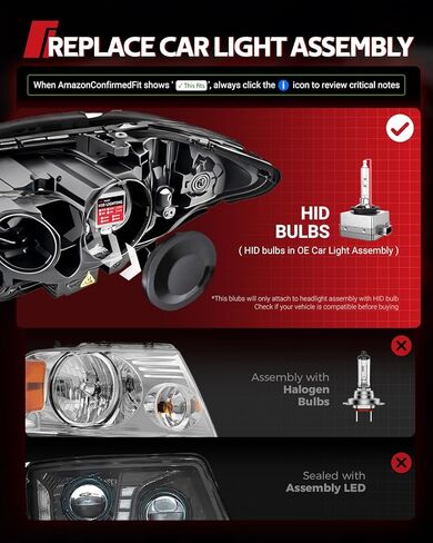 Torchbeam D3S HID Bulbs, Xenon 8000K 35W HID Bulb with Metal Stents Base, Waterproof Design, Plug and Play, Pack of 2 in Kuwait