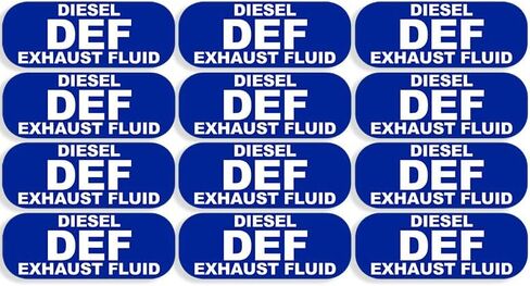 12 عبوة: ملصقات سائل العادم ديزل 1 × 3 بوصة (Bio Fuel Car Station Vinyl Secal للاستخدام في الهواء الطلق مضخة سيارة مقاومة للطقس (1 × 3 بوصة كل مرة 12 ملصقات) in Kuwait