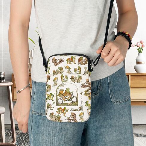 G2TUP Funny Frog Crossbody Bag Cartoon Movie Lover Gift Toad Character Shoulder Bag Frogs Movie Merchandise in Kuwait