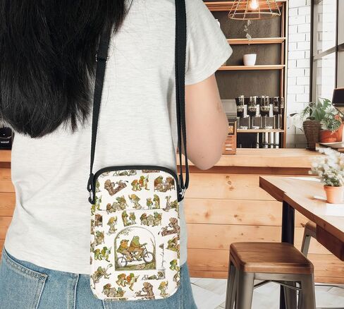 G2TUP Funny Frog Crossbody Bag Cartoon Movie Lover Gift Toad Character Shoulder Bag Frogs Movie Merchandise in Kuwait