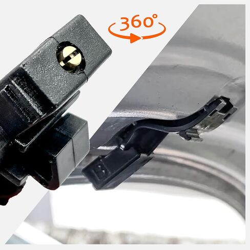 فوهات غسالة الزجاج الأمامي Click&Fit المتوافقة مع Toyota 2007-2023 Camry Corolla RAV4 Highlander Tundra، Lexus RX350 IS250 GX460 - رشاشات غسالة الممسحة تحل محل 85381-12300، (مروحة، قطعتان) in Saudi Arabia