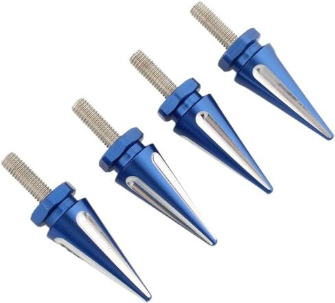 4pcs دراجة نارية الزجاج الأمامي براغي الزجاج الأمامي للاشمئزاز من هارلي جولة الطريق انزلاق fltru fltru fltrxs 1998-2023 2024 2025 (Chrome) in Saudi Arabia