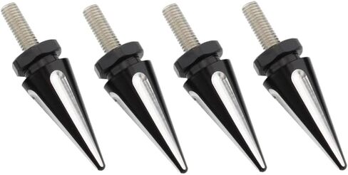 4pcs دراجة نارية الزجاج الأمامي براغي الزجاج الأمامي للاشمئزاز من هارلي جولة الطريق انزلاق fltru fltru fltrxs 1998-2023 2024 2025 (Chrome) in Kuwait