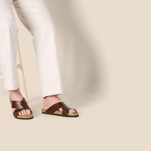 Amazon Essentials Men's Crossover Sandals in Kuwait