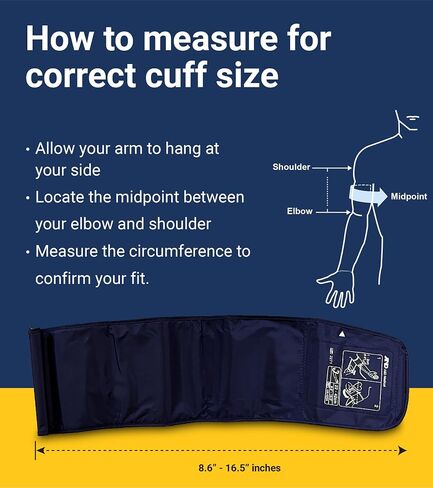 A&D Medical UltraConnect Upper Arm All-in-One Blood Pressure Monitor with Bluetooth, Blood Pressure Cuff (22 - 42 cm Range), One Click Operation in Kuwait