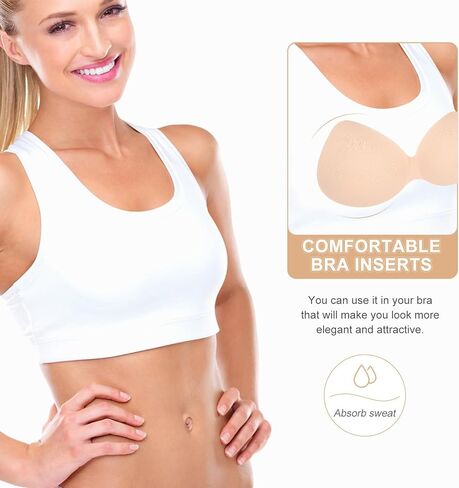 منصات صدرية 2pcs 2pcs إدراج نساء من وسادات صدرية صدرية صدرية بدائل صدرية وسادات حشو حمالة صدرية كوب دفع لأعلى إدراج النساء اللذيذ in Kuwait