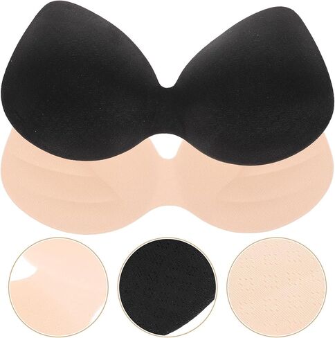 منصات صدرية 2pcs 2pcs إدراج نساء من وسادات صدرية صدرية صدرية بدائل صدرية وسادات حشو حمالة صدرية كوب دفع لأعلى إدراج النساء اللذيذ in Kuwait