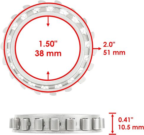 Caltric Wet Clut One Way One Bearing و Gasket متوافق مع Honda Trx250 Recon 250 2x4 1997 1998 1999 2000-2020 in Saudi Arabia