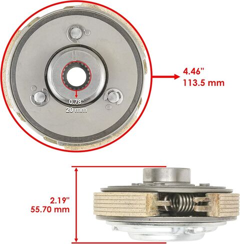 Caltric Wet Clut One Way One Bearing و Gasket متوافق مع Honda Trx250 Recon 250 2x4 1997 1998 1999 2000-2020 in Saudi Arabia