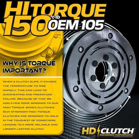 HiTorque 150ftlb (OEM 105) BIGBearing PTO Clutch 505287301 5219-108 for Husqvarna Z242 Z248 EZ4824 EZ5221 EZ5226 LSZ4622 SZ5422 LSZ5424 RZ4219 RZ4619 RZ4620 RZ4621 RZ4824 RZ5422 RZ5424 RZ4619 in Saudi Arabia