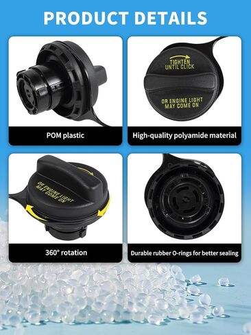 Gas Cap, Fuel Cap Fit For 1997-2009 Ford Lincoln Mercury-Mustang Taurus Thunderbird Explorer Taurus Ranger Windstar Thunderbird,LS Mark VII Grand Marquis XU5Z-9030-JA,FC961 Fuel Tank Cap in Saudi Arabia