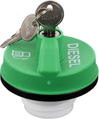 10591D Locking Diesel Fuel Gas Cap - Compatible with Silverado Express C3500 K3500, Dodge Ram 3500 W350 D350, Ford F-250 E-350, GMC Sierra Savana, OEM 9MGC791, MGC791, 31778D in Saudi Arabia