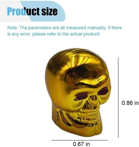 4pcs skull style صمام الإطارات قبعات جذعية ، أغطية جذعية من النحاس المضادة للنحاس ، غطاء حماية صمام الإطارات المقاوم للتسرب ، غطاء هواء عالمي تزين لمعظم دراجة الدراجات النارية للسيارات الدفع الرباعية (الأزرق) in Saudi Arabia