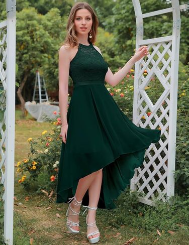 Wedtrend Women's Formal Dresses Halter Bridesmaid Dresses Cocktail Dress High Low Prom Dress in Kuwait