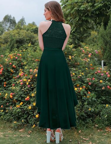 Wedtrend Women's Formal Dresses Halter Bridesmaid Dresses Cocktail Dress High Low Prom Dress in Kuwait