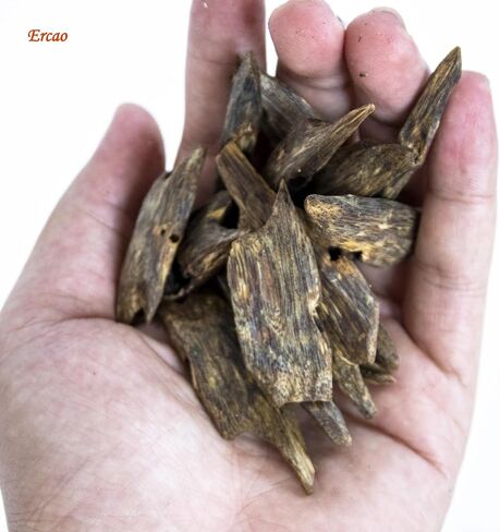 البخور الصينية Kyara Agarwood (Qinan Oud البخور) - Agarwood الطبيعي الممتاز للعطور المنزلية والهدايا الفاخرة | متعددة (Weight30g - متوسطة الدرجة+ - شرائط طويلة) in Kuwait