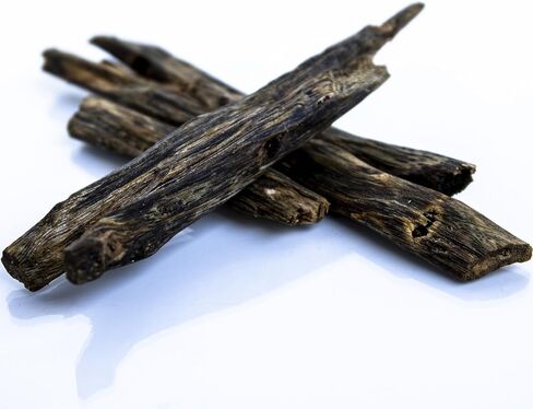 البخور الصينية Kyara Agarwood (Qinan Oud البخور) - Agarwood الطبيعي الممتاز للعطور المنزلية والهدايا الفاخرة | متعددة (Weight30g - متوسطة الدرجة+ - شرائط طويلة) in Kuwait