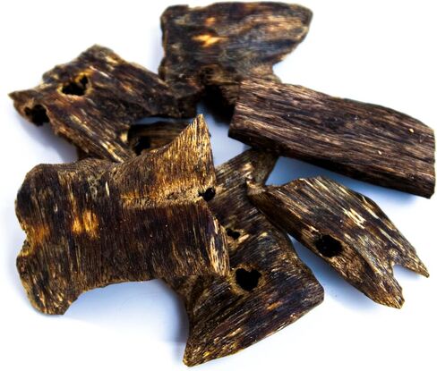 البخور الصينية Kyara Agarwood (Qinan Oud البخور) - Agarwood الطبيعي الممتاز للعطور المنزلية والهدايا الفاخرة | متعددة (Weight30g - متوسطة الدرجة+ - شرائط طويلة) in Saudi Arabia