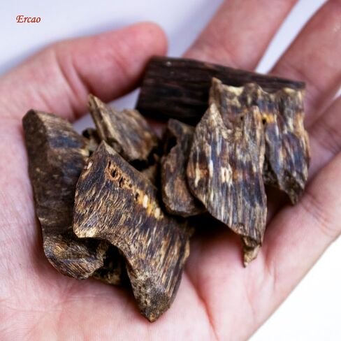 البخور الصينية Kyara Agarwood (Qinan Oud البخور) - Agarwood الطبيعي الممتاز للعطور المنزلية والهدايا الفاخرة | متعددة (Weight30g - متوسطة الدرجة+ - شرائط طويلة) in Saudi Arabia