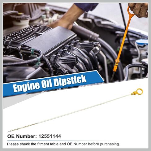 1 Pcs Engine Oil Dipstick Engine Oil Fluid Level Dipstick for Chevrolet Camaro Z28 5.7L V8 Gas 1995-1997 No.12551144 Replacement Car Parts in Saudi Arabia