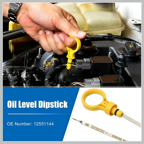 1 Pcs Engine Oil Dipstick Engine Oil Fluid Level Dipstick for Chevrolet Camaro Z28 5.7L V8 Gas 1995-1997 No.12551144 Replacement Car Parts in Saudi Arabia