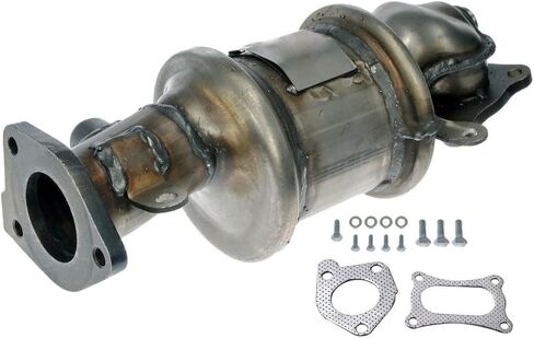 AutoShack Front Exhaust Manifold Catalytic Converter Direct Fit Passenger Side Replacement for Acura MDX RDX ZDX TSX RLX TLX Honda Pilot Ridgeline Accord Crosstour Odyssey EPA Compliant) EMCC774148 in Saudi Arabia
