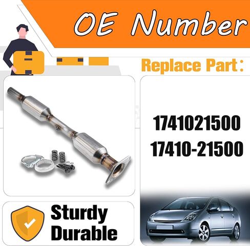 Catalytic Converter Compatible with 2004-2009 Prius 1.5L OE#1741021500,17410-21500 in Saudi Arabia