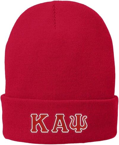 Kappa Alpha Psi Big Greek Lettered Cap Cap Athletic Red in Saudi Arabia