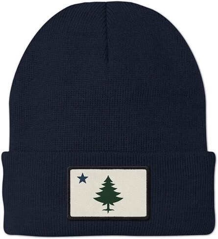 Chowdaheadz Vintage Maine Flag Cuff Knit - Unisex Winter Hat in Saudi Arabia