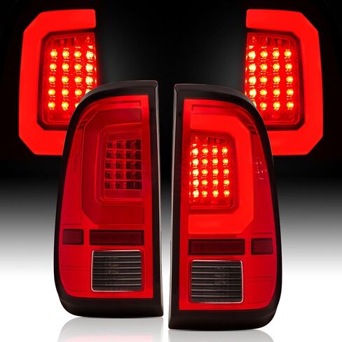 LED LED Tail Lights Assamble مع 1997-2003 Ford F150 1999-2007 Ford F250 F350 Superduty Side and Raptenger Side ، Smoke in Kuwait