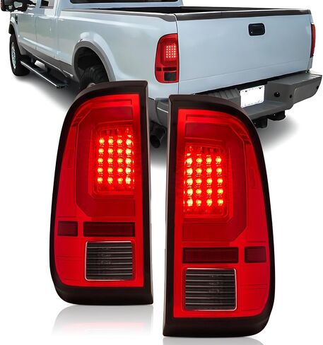 LED LED Tail Lights Assamble مع 1997-2003 Ford F150 1999-2007 Ford F250 F350 Superduty Side and Raptenger Side ، Smoke in Kuwait