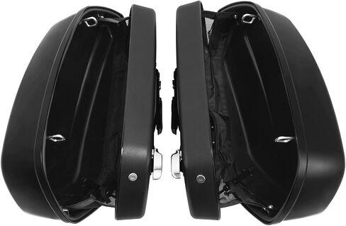 TCMT Black Saddlebag Left+Right Fit For Harley Street Bob Softail Standard 2018-2024 in Saudi Arabia