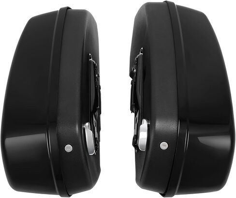TCMT Black Saddlebag Left+Right Fit For Harley Street Bob Softail Standard 2018-2024 in Saudi Arabia