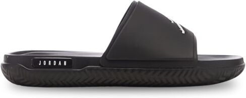 Nike Jordan Jumpman Men's Slides (FQ1598-001, Black/White) in Saudi Arabia